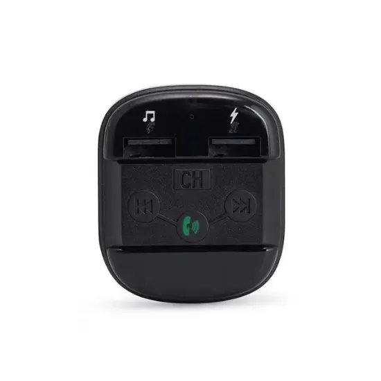 Hello HL-19681 X12 Handsfree Çift USB/SD/Bluetooth 12-24 Volt Fm Transmitter resmi