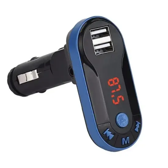 Hello HL-19683 FM Modulatör Çift USB/SD/MP3 12-24 Volt Bluetooth Hafızasız Fm Transmitter resmi