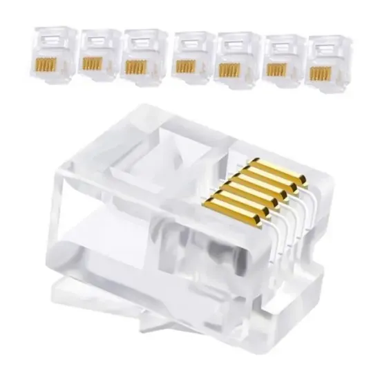 PowerMaster Telefon Soketi 6P/6C (100'lü Paket) resmi