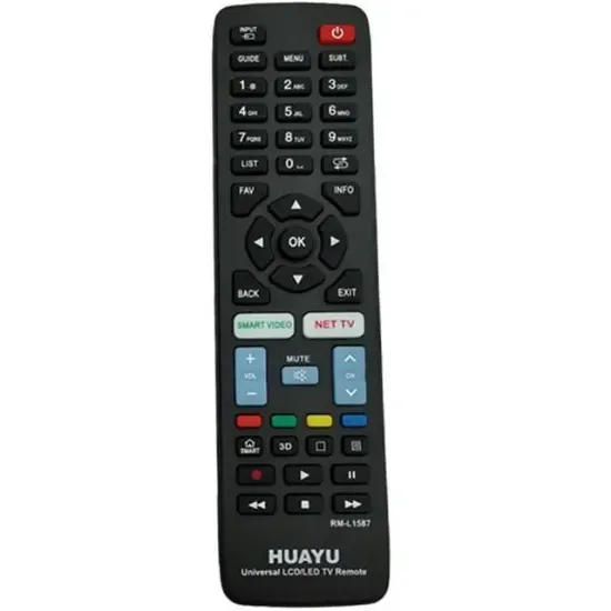 Huayu RM-L1587 Samsung-LG-Sony-Philips-Panasonic Universal Lcd Tv Kumanda resmi