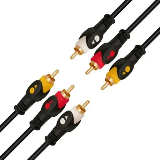 Powermaster 1.5 Metre 3RCA-3RCA Kablo resmi