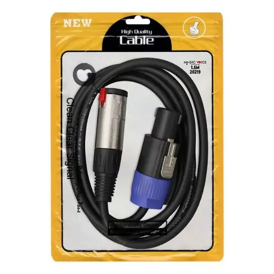 Magicvoice LD384 Specon Erkek - Canon Dişi Çevirici 1.5 Metre Kablo resmi