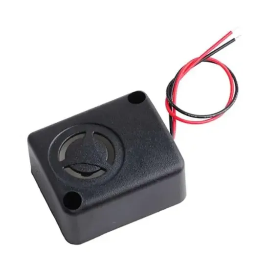 12 Volt Dc Devreli Kablolu Siren Ses Buzzer IC-221A resmi