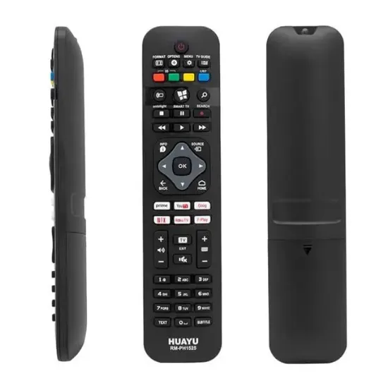 Huayu RM-PH1525 Philips Netflix - Youtube- Prime Video Tuşlu Universal Lcd-Led Tv Kumanda resmi