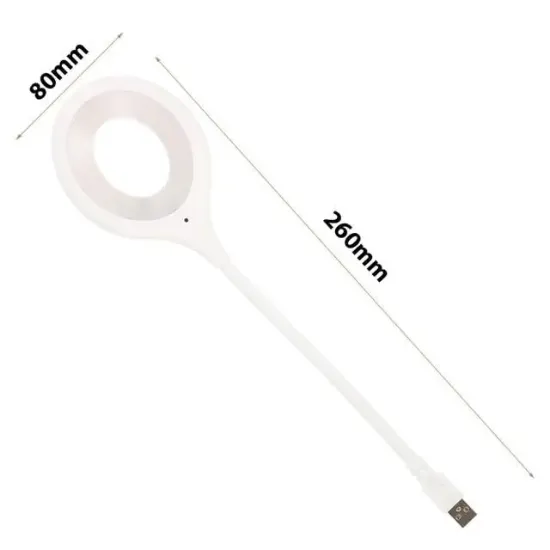 PowerMaster Portatif Akrobatik 20 SMD Ledli USB Gece Kitap Okuma Çalışma Lambası (Powerbank Uyumlu) resmi
