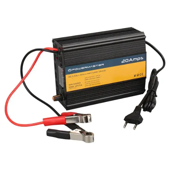 Powermaster MA-1220A 12 Volt 20 Amper Üç Fazlı Akıllı Akü Şarj Cihazı resmi