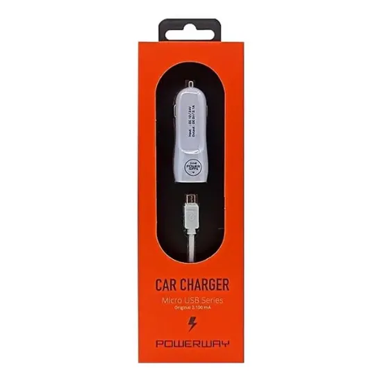Powerway 3.1A Micro Usb Araç Çakmaklık Şarj Aleti X233 resmi