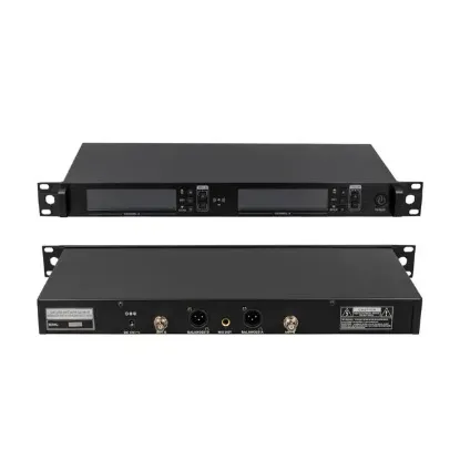 Magicvoice MV21633 2 El Tipi Mikrofonlu 100+100 Kanal Antenli Uhf-Pll Kablosuz Telsiz Mikrofon resmi