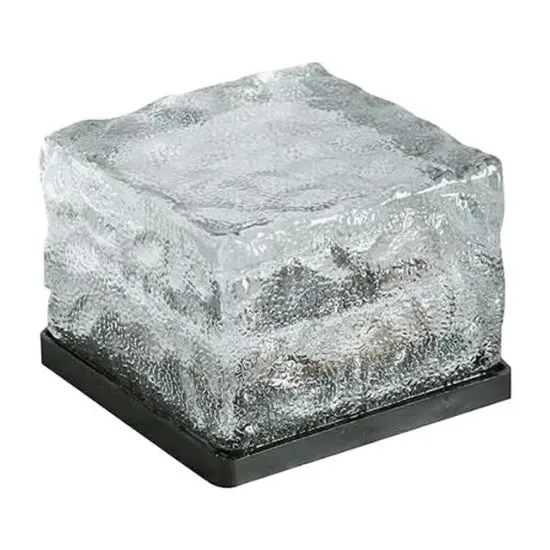 PowerMaster PM-21647 Solar Kırmızı Ledli Tuğla Görünümlü Bahçe Dekorasyon Aydınlatma resmi