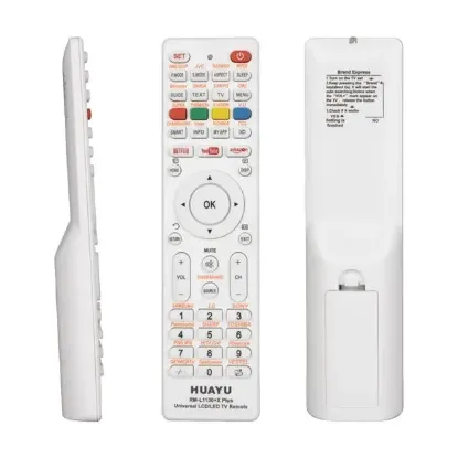 Huayu RM-L1130+X Plus Beyaz Universal LCD LED TV Kumanda resmi