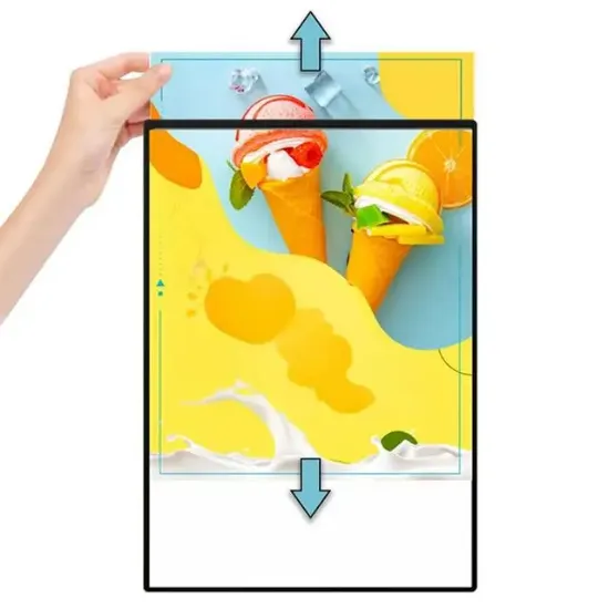 PowerMaster PM-21756 Ledli A2 Değiştirilebilir Reklam Poster Çerçevesi (Tabela) resmi