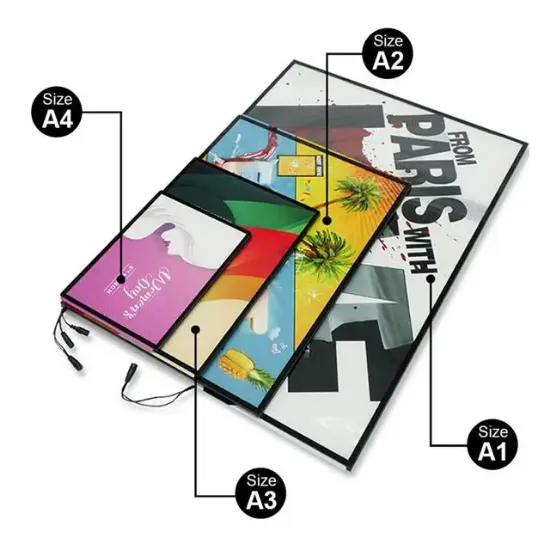 PowerMaster PM-21757 Ledli A1 Değiştirilebilir Reklam Poster Çerçevesi (Tabela) resmi