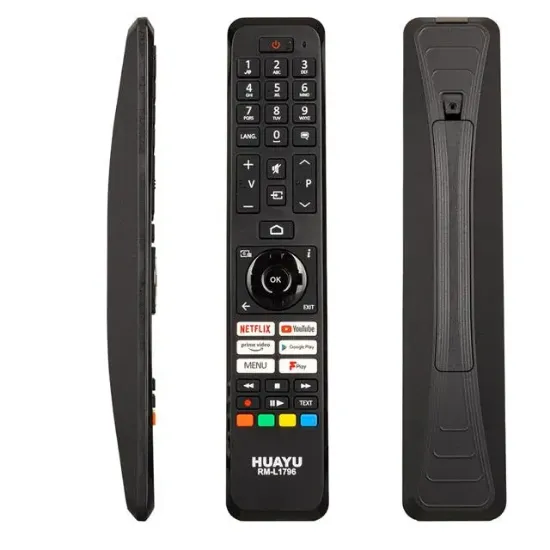 Huayu RM-L1796 Netflix-Youtube-Prime Video-Google Play- Menu-TV3 Play Tuşlu Vestel Universal Lcd Led Tv Kumanda resmi