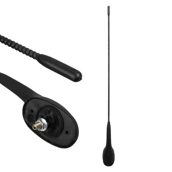 PowerMaster PM-21804 Palio - Siena FM Radyo Düz Tepe Anteni (125 CM Kablolu) resmi