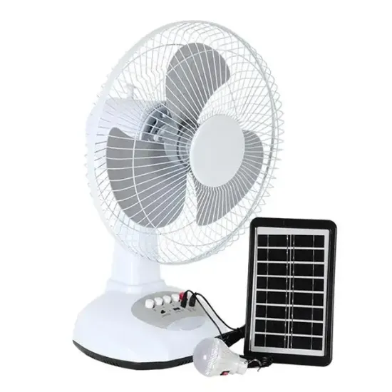 PowerMaster PM-22009 3 Kademeli Şarjlı - Solarlı Fan Vantilatör Ampul - Ledli - Powerbank resmi