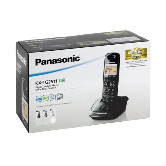 Panasonic KX-TG2511 Beyaz Dect Telsiz Telefon resmi