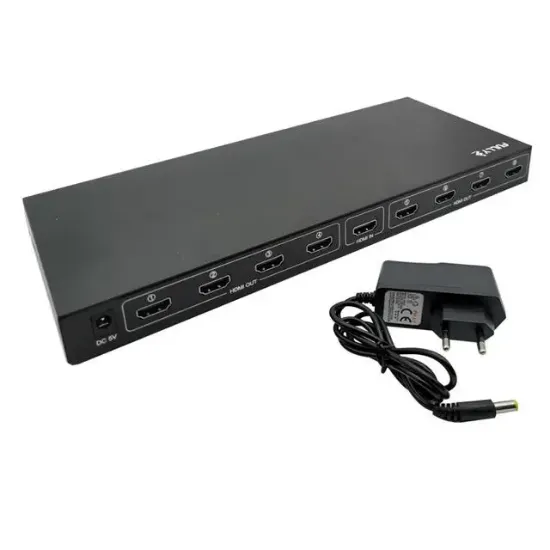 Fully G-538J 8 Port HDMI Splitter Dağıtıcı resmi