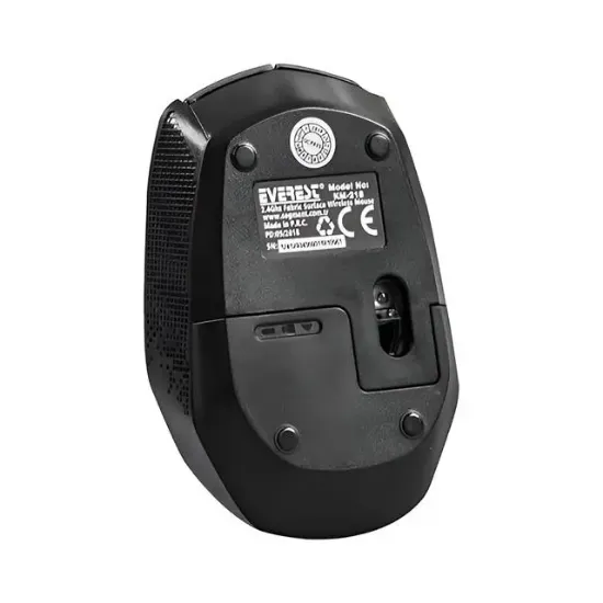 Everest KM-218 Usb 2.4 Ghz Kumaş Yüzeyli Kablosuz Mouse resmi