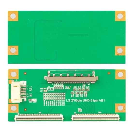 Weko 2*60 Pin- 51 Pin LG T-CON Flexi Çevirici Board resmi