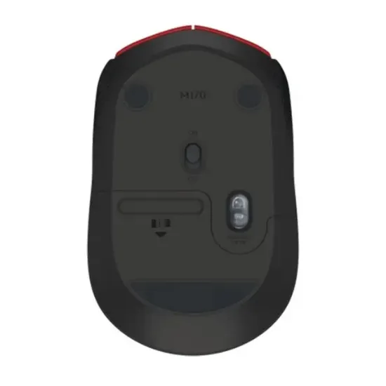 Logitech M171 USB Kırmızı Kablosuz Mouse resmi