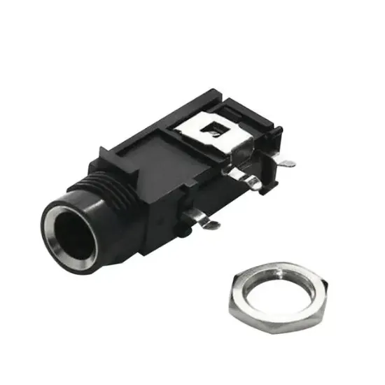 6.3 Mm Gitar Jack Stereo Yatay Şase ZE-1061 resmi