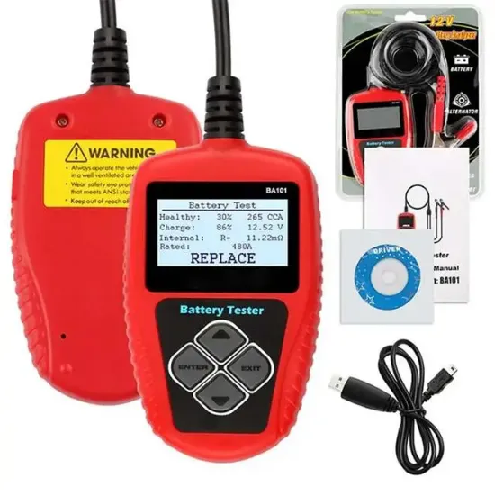 Powermaster BA101 12V 30-220Ah Akü Test Cihazı resmi