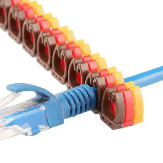 PowerMaster 0-9 Dijital Kodlu Renkli Kablo İşaretleyici 6mm resmi