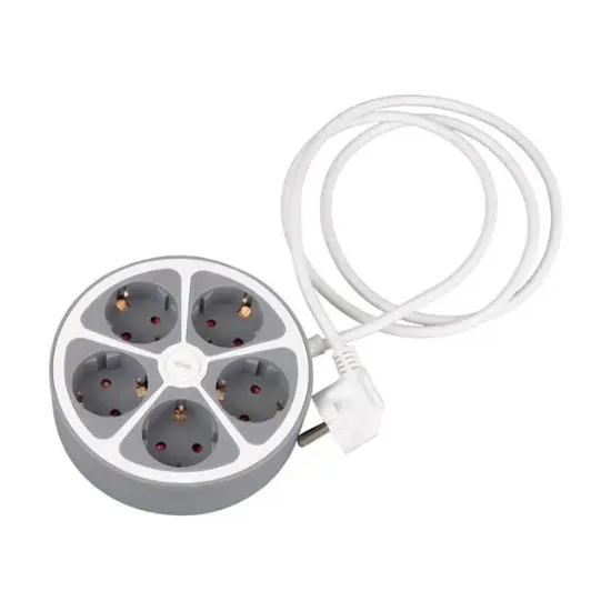 Vea VE-G605Y 5'li Anahtarlı 1.5 Metre Grup Priz resmi