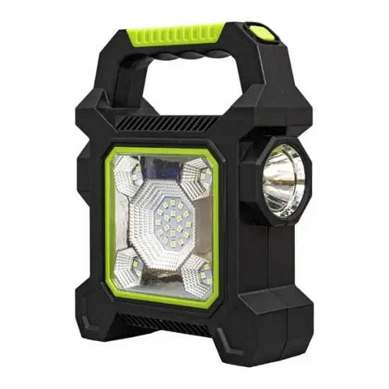 Powermaster JY-258C 3 Kademeli̇ Şarjlı Çok Fonksiyonlu Solar Işıldak resmi