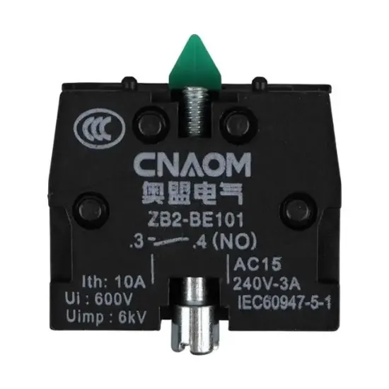 Lay5-Be102 22 Mm Kontak Blok No Yeşil resmi