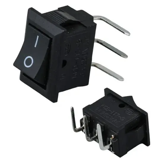 IC-121D Mini Işıksız Pcb 90° Kalıcı Anahtar Switch resmi