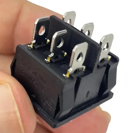 IC-130 Orta Boy Işıksız On-Off-On Anahtar 6P resmi