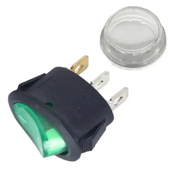 IC-134A Yuvarlak Işıklı Su Geçirmez Kılıflı 3P On-Off Anahtar resmi