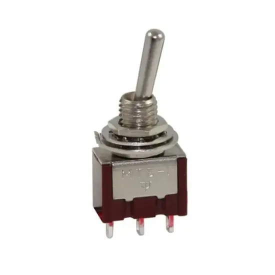 IC-139A 3 Pin Ø6mm On-Off Toggle Switch MTS-102 resmi