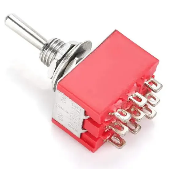 IC-148B  9 Pin On-Off Ø6Mm Toggle Switch MTS-303 resmi