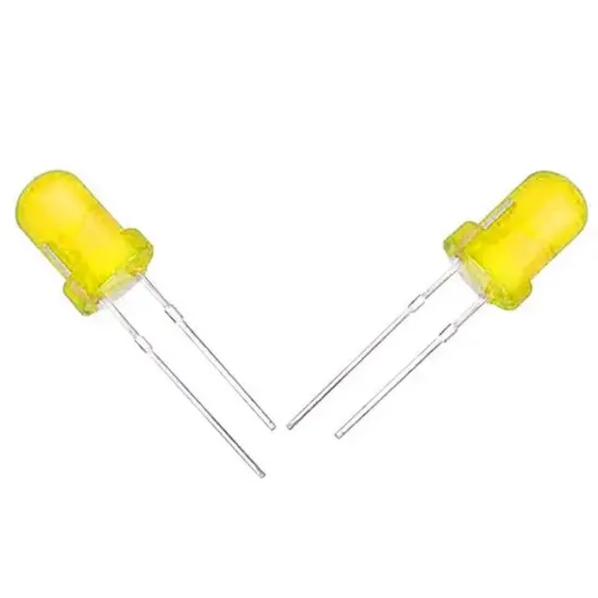 Halmet Mantar Led 4.8mm Sarı resmi