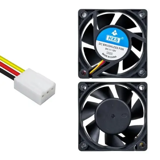PowerMaster IC-216 Fırçasız DC Fan 60X60X25mm 12 Volt 3 Pin (Seri 1) resmi