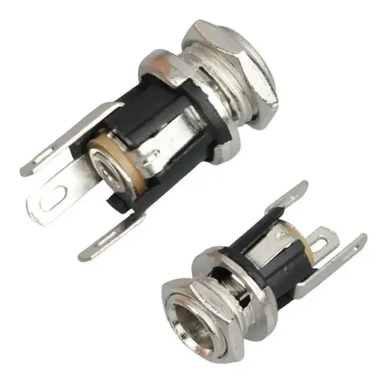 IC-258A Dc Jak Üstten Somunlu 2.1Mm Somunlu Ø8Mm resmi
