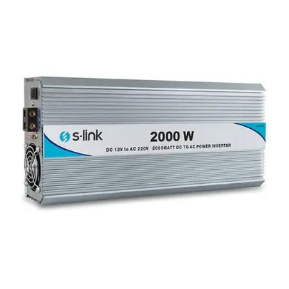 S-Link SL-2000w Dc12v-Ac230v 2000w İnverter resmi