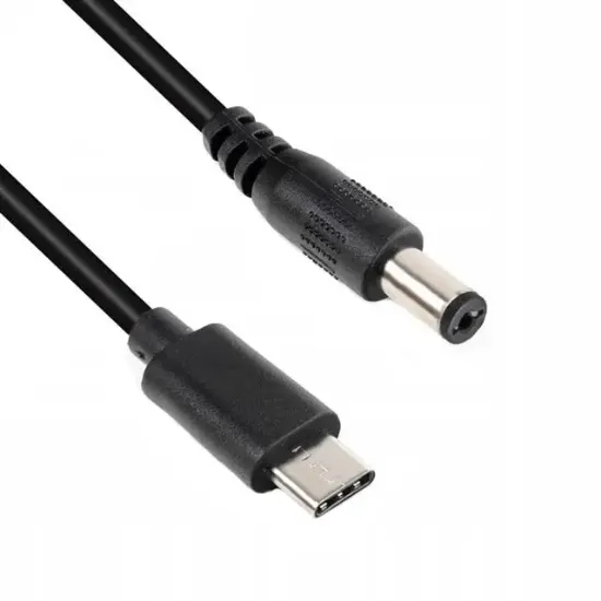 PowerMaster PM-23883 TYPE-C TO 5.5X2.5Mm 1 Metre Güç Kablosu resmi