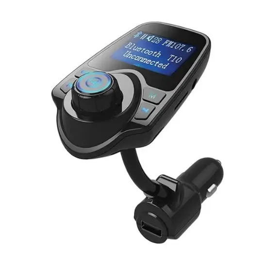 Hello T10 USB-SD-AUX-Bluetooth Destekli 2.1A FM Transmitter resmi