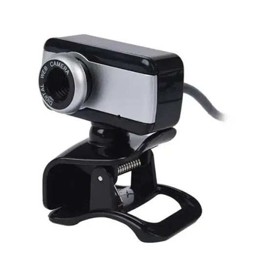 Powermaster Tak-Çalıştır 2 MP Mikrofonlu 480P Usb Webcam PC Kamera PM-2433 resmi