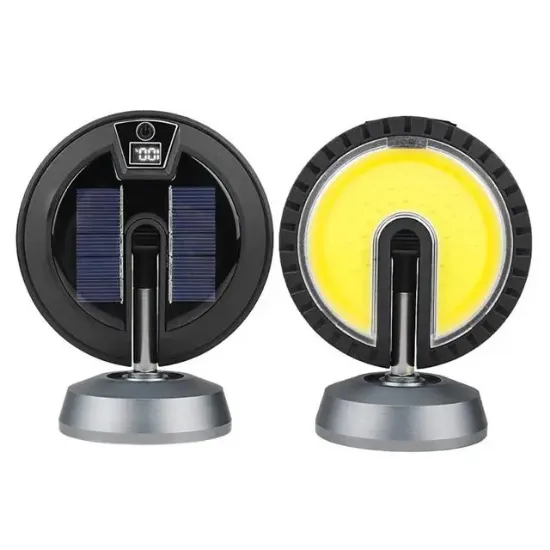 PowerMaster PM-24564 25 Watt USB - Type-C Girişli Cob Ledli Tek Yönlü 180 Derece Solar Çalışma Lambası resmi
