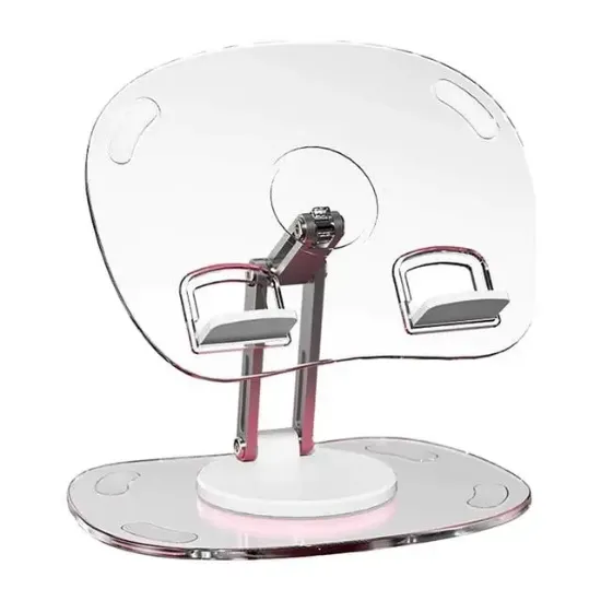 PowerMaster PM-24571 Q16 360 Derece Hareketli Şeffaf Ipad Tablet Ve Telefon Tutucu Stand resmi