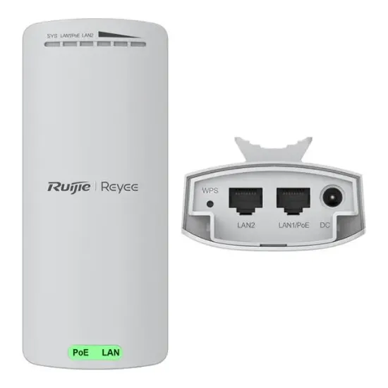 Ruijie RG-EST100-E 2.4GHz Çift Akışlı 500 Metre Kablosuz Köprü (Dual-Stream Wireless Bridge) resmi