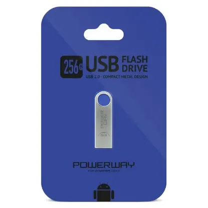 Powerway 256GB Metal Flash Bellek 2.0 USB Bellek resmi