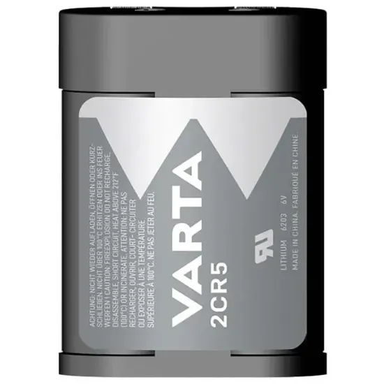 Varta 2CR5 Lityum 6 Volt Fotoğraf Makinesi Pili resmi