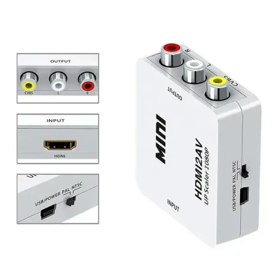 Fully G-573O HDMI To RCA Mini Model 1920x1080 Çevirici Konvertör resmi