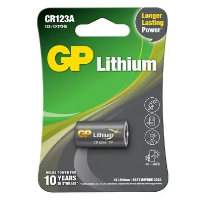 GP CR123A Fotograf Makinesi Pili resmi