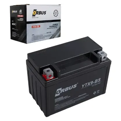 Orbus YTX9-BS 12V 9A Motosiklet Aküsü (150 X 86 X 107 MM) (2.84Kg) resmi